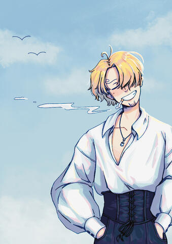 Art of Sanji from One Piece